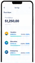 Fama Cash Savings screen