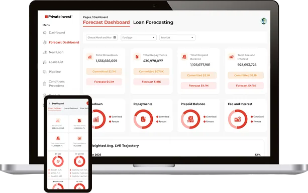 Loan Management System product interface