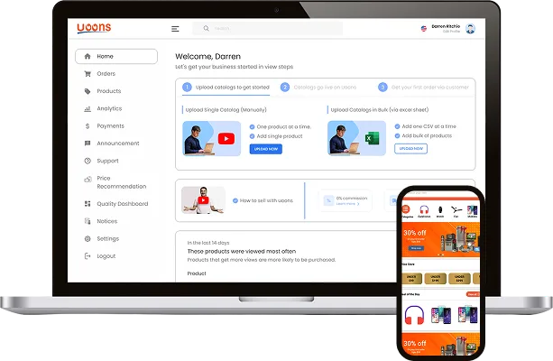 On-Demand Services product interface